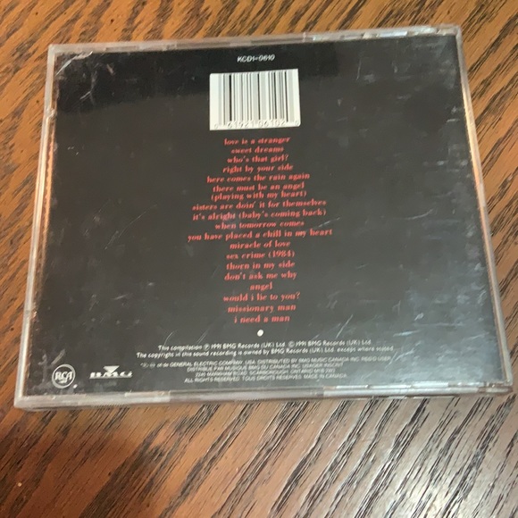 3 for $20 | Eurythmics greatest hits CD album Rock Pop New Wave Synth-Pop - Picture 2 of 4